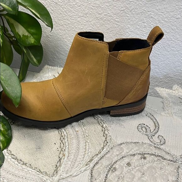 🎉HP🎉 Sorel Brown Leather Ankle Booties - Picture 6 of 16